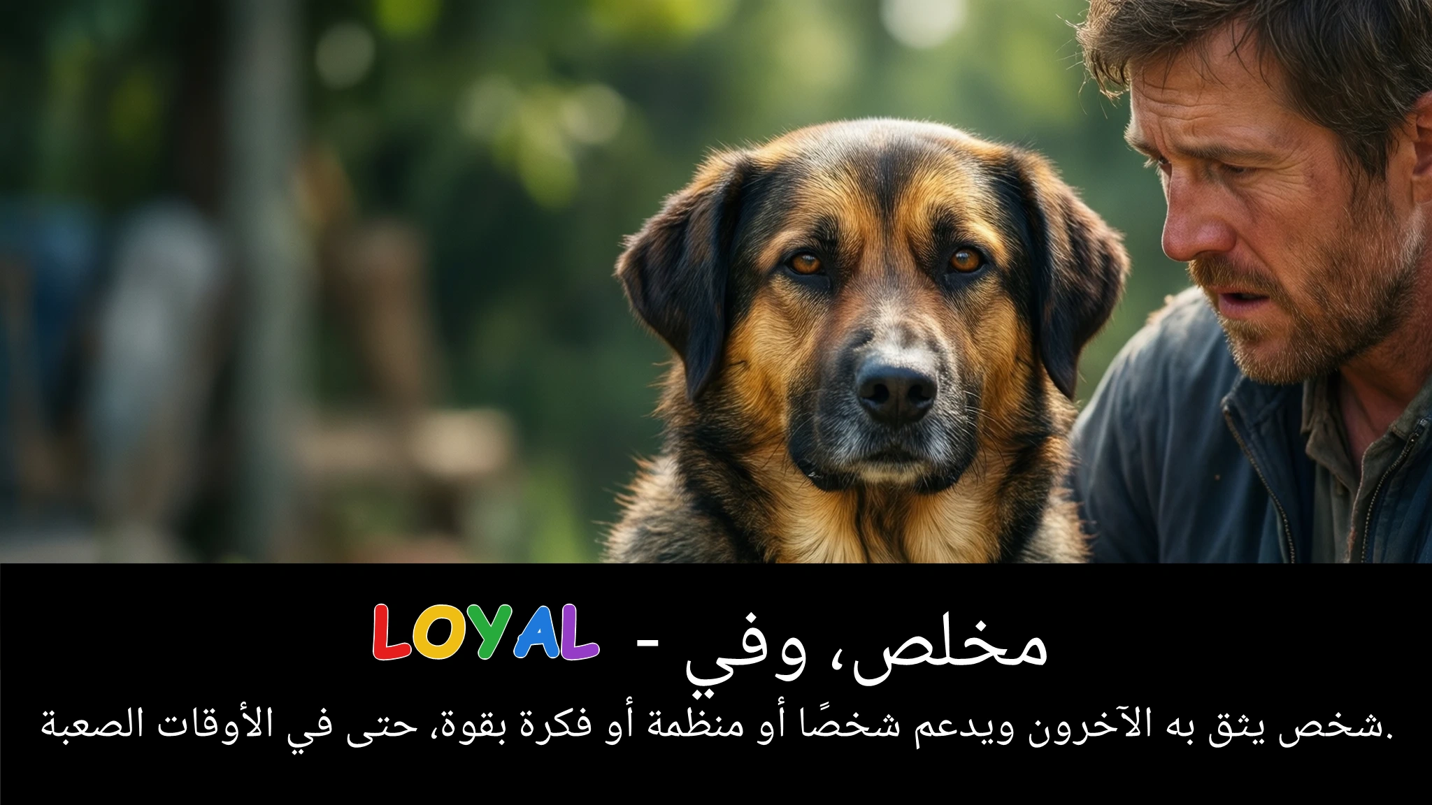 Arabic Illustration for loyal